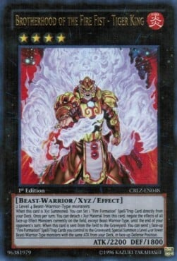 Brotherhood of the Fire Fist - Tiger King Card Front