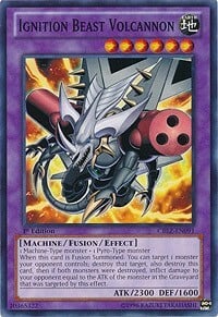 Ignition Beast Volcannon Card Front