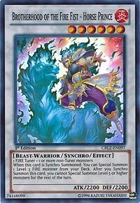 Brotherhood of the Fire Fist - Horse Prince Card Front