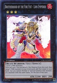 Brotherhood of the Fire Fist - Lion Emperor Card Front