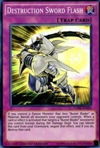 Destruction Sword Flash Card Front