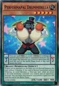Performapal Drummerilla Card Front