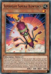 Superheavy Samurai Blowtorch Card Front