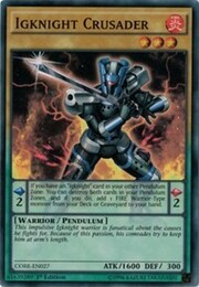 Igknight Crusader · Super Rare 027