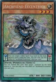 Archfiend Eccentrick · Secret Rare 042sec