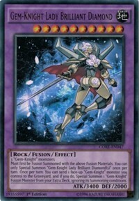 Gem-Knight Lady Brilliant Diamond Card Front