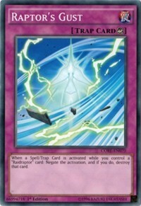 Raptor's Gust Card Front