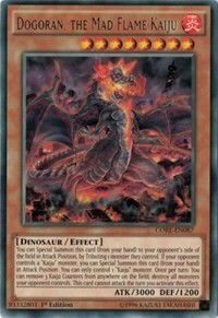 Dogoran, il Kaiju Folle Fiamma Card Front
