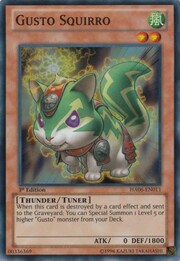 Gusto Squirro · Super Rare 011