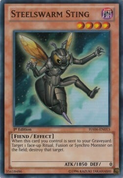 Steelswarm Sting Card Front