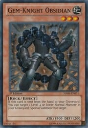 Gem-Knight Obsidian · Super Rare 031