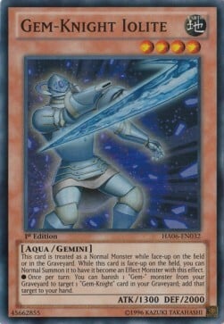 Gem-Knight Iolite Card Front