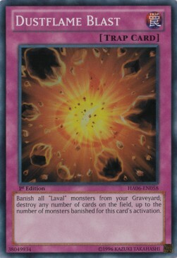 Dustflame Blast Card Front