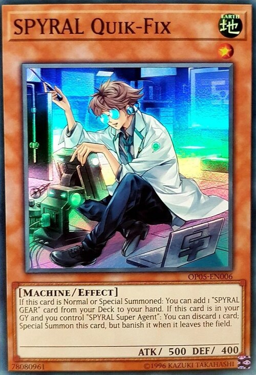SPYRAL Quik-Fix Card Front