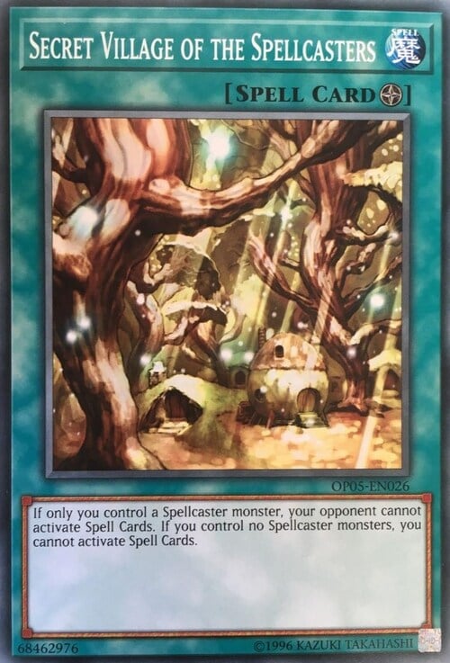 Secret Village of the Spellcasters Card Front