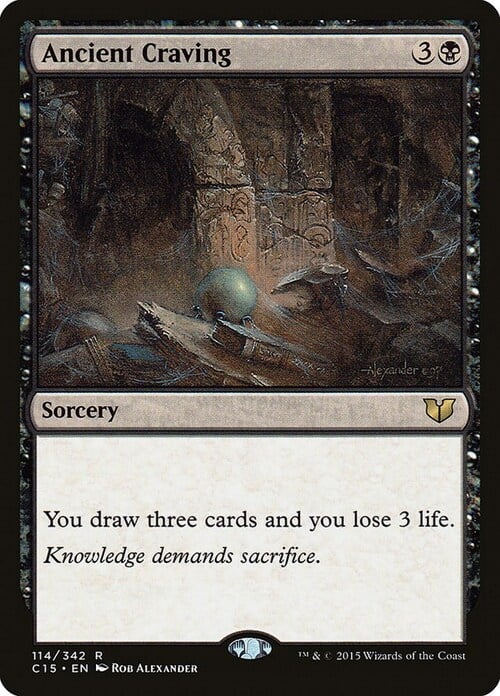 Ancient Craving Card Front