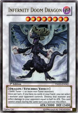 Infernity Doom Dragon Card Front