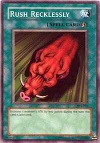Rush Recklessly Card Front