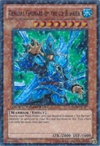 General Grunard of the Ice Barrier Card Front