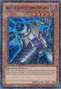 Ally of Justice Omni-Weapon Card Front