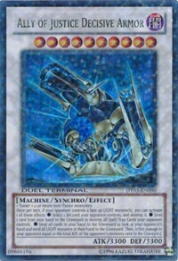 Ally of Justice Decisive Armor Card Front