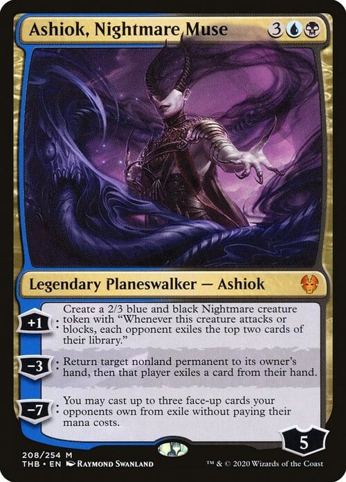 Ashiok, Ispiratore di Incubi Card Front