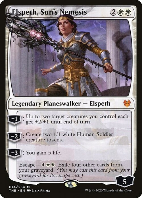Elspeth, Sun's Nemesis Card Front