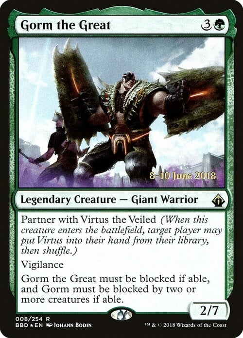 Gorm the Great Card Front
