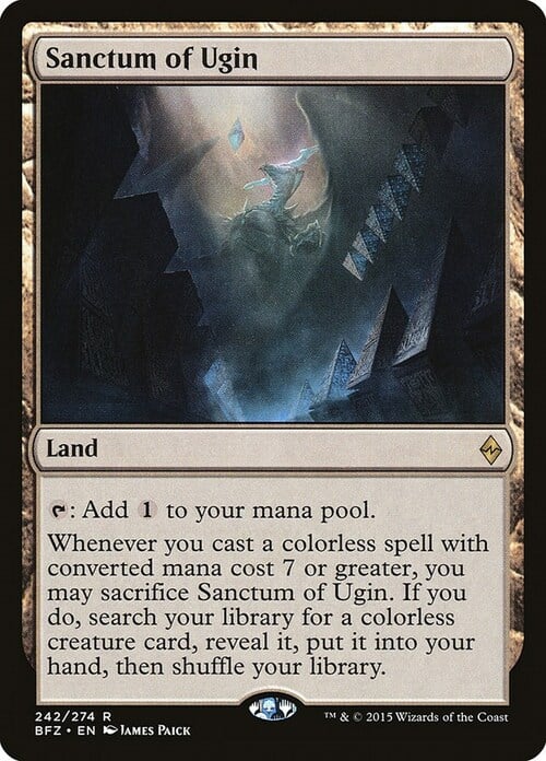 Santuario di Ugin Card Front