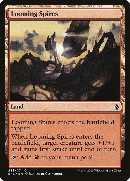 Looming Spires Card Front