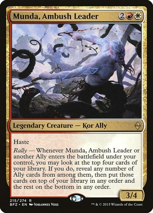 Munda, Ambush Leader Card Front
