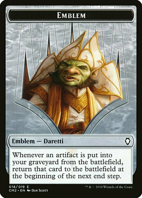Daretti, Scrap Savant Emblem Card Front