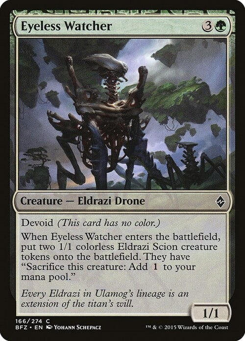 Eyeless Watcher Card Front