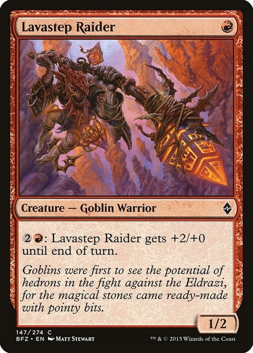 Lavastep Raider Card Front