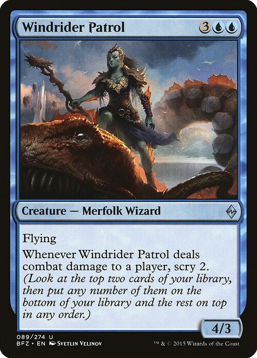 Windrider Patrol Card Front