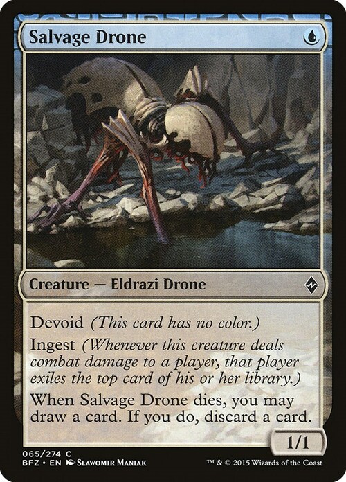 Salvage Drone Card Front