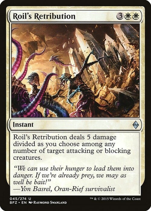 Roil's Retribution Card Front
