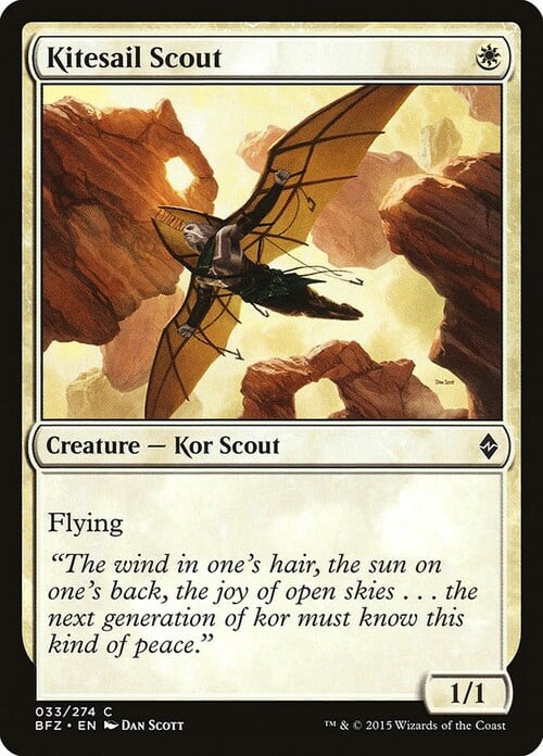 Kitesail Scout Card Front