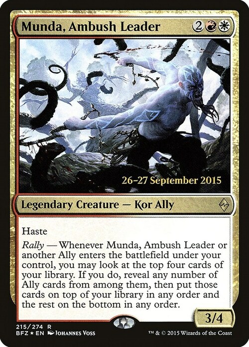 Munda, Ambush Leader Card Front