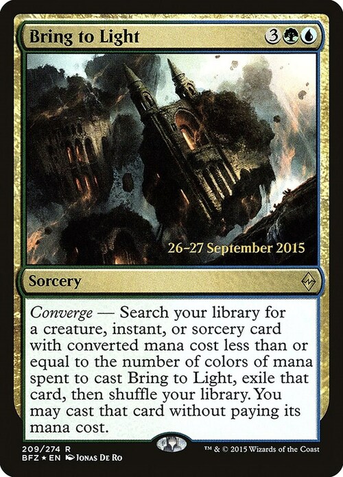 Bring to Light Card Front