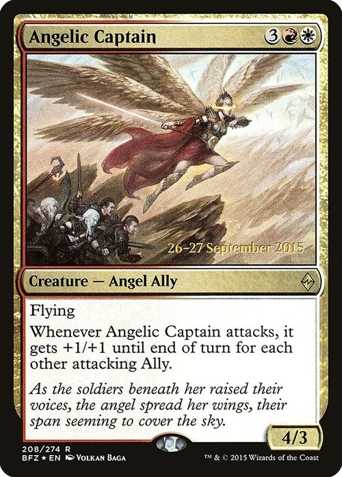 Angelic Captain Card Front
