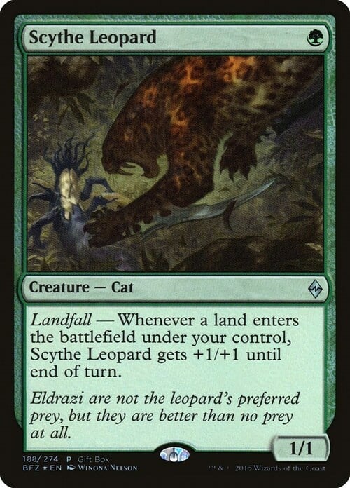 Scythe Leopard Card Front