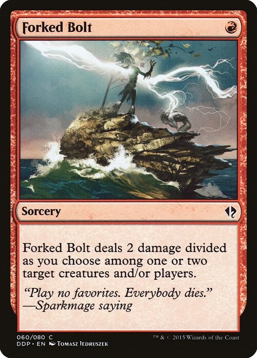 Forked Bolt Card Front