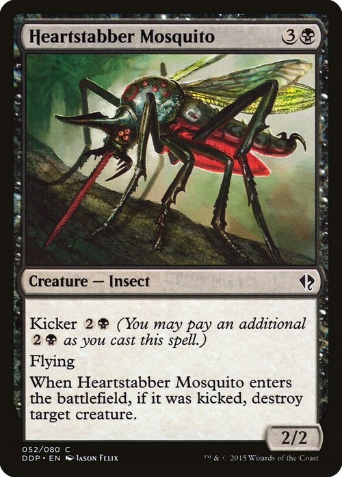 Heartstabber Mosquito Card Front