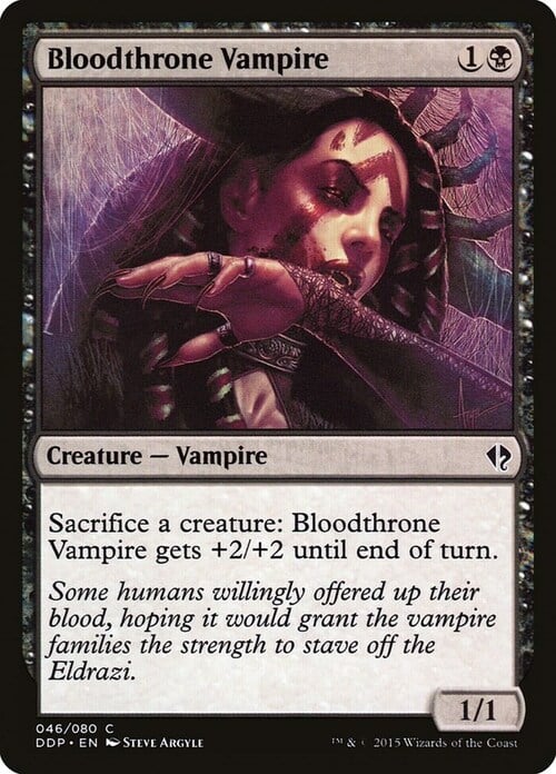 Vampira del Trono Insanguinato Card Front