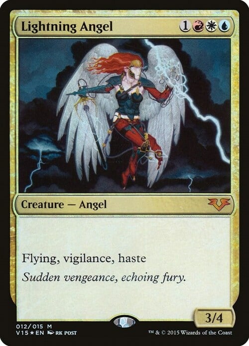 Lightning Angel Card Front