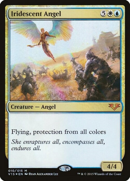 Iridescent Angel Card Front