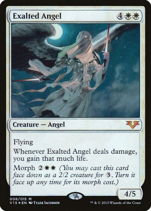 Exalted Angel Card Front