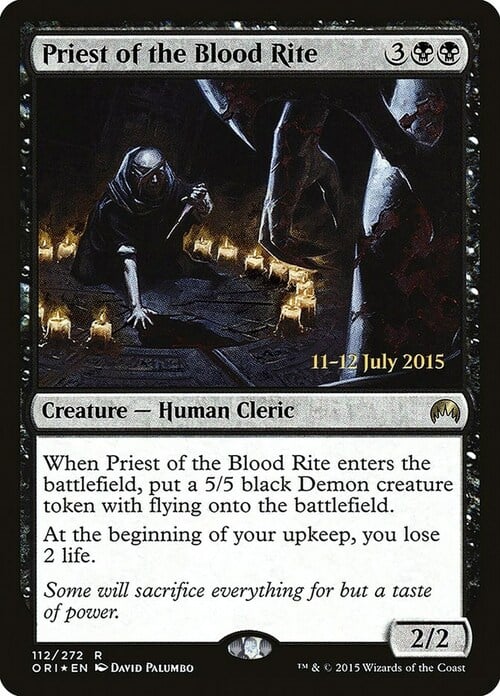 Priest of the Blood Rite Card Front