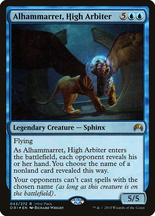 Alhammarret, High Arbiter Card Front